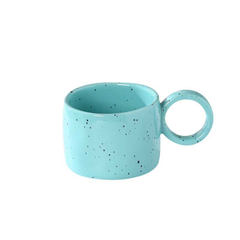 Tasse originale en ceramique bleu